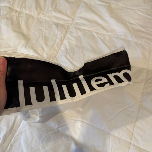 Lululemon Reusable Mini Tote Bag Black White | Small Shopper Gift Bag - Picture 5 of 8